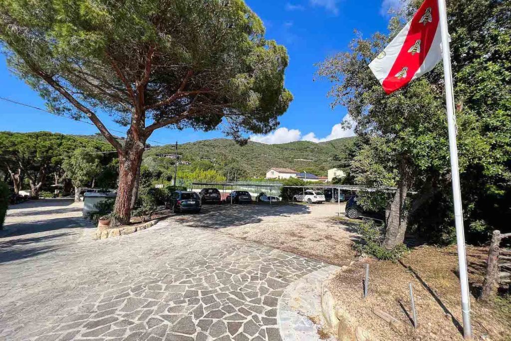 Parcheggio dell'Hotel Brigantino