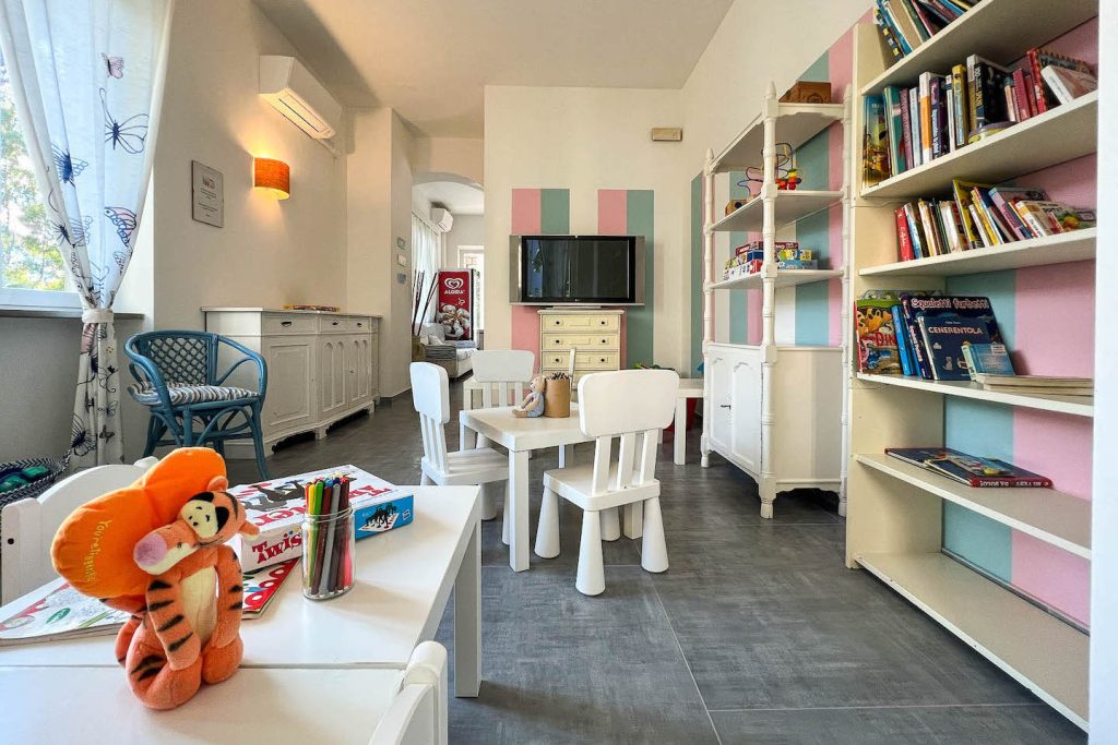 Saletta giochi Hotel Brigantino